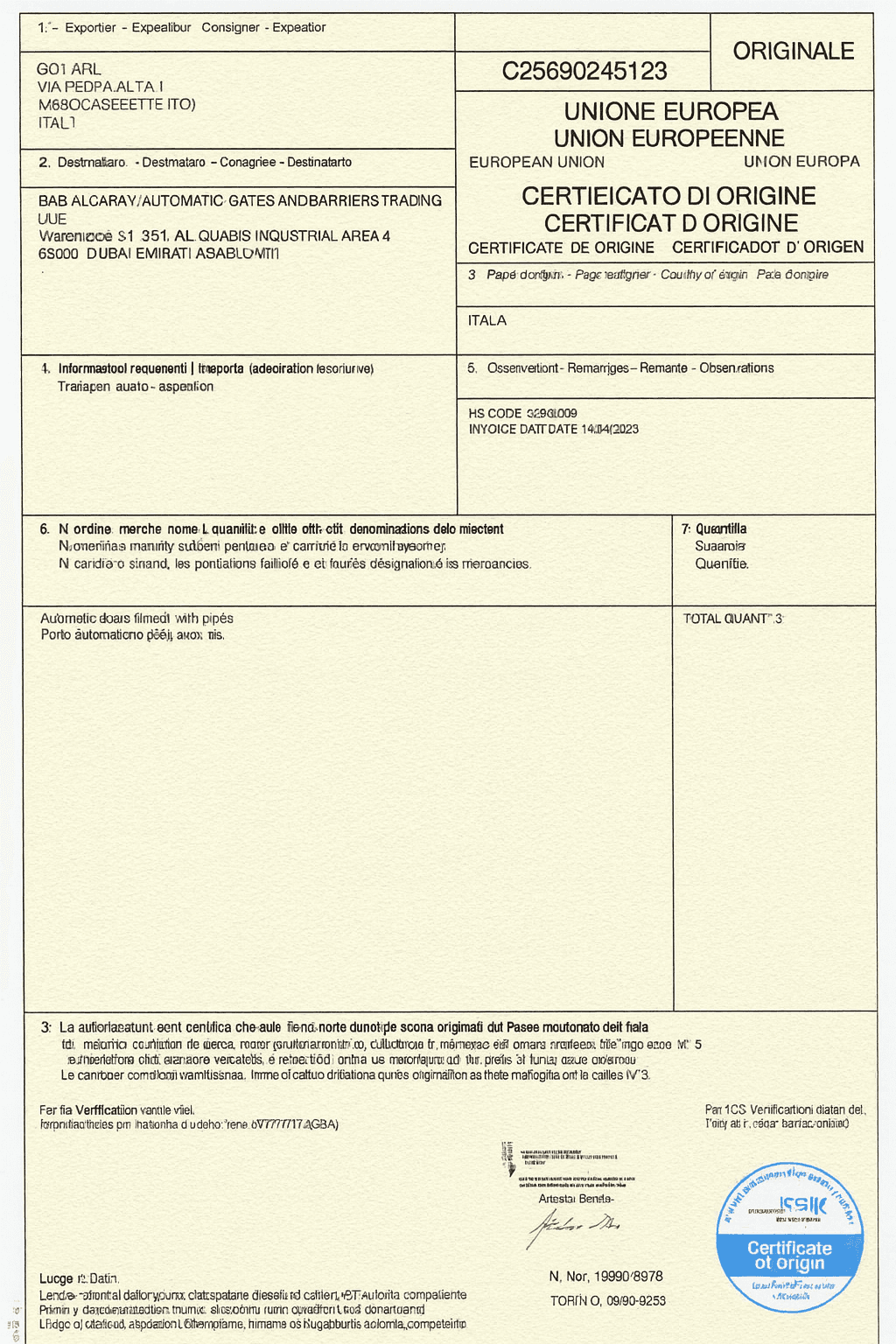 CASIT Italy - Heavy-duty motor compliance