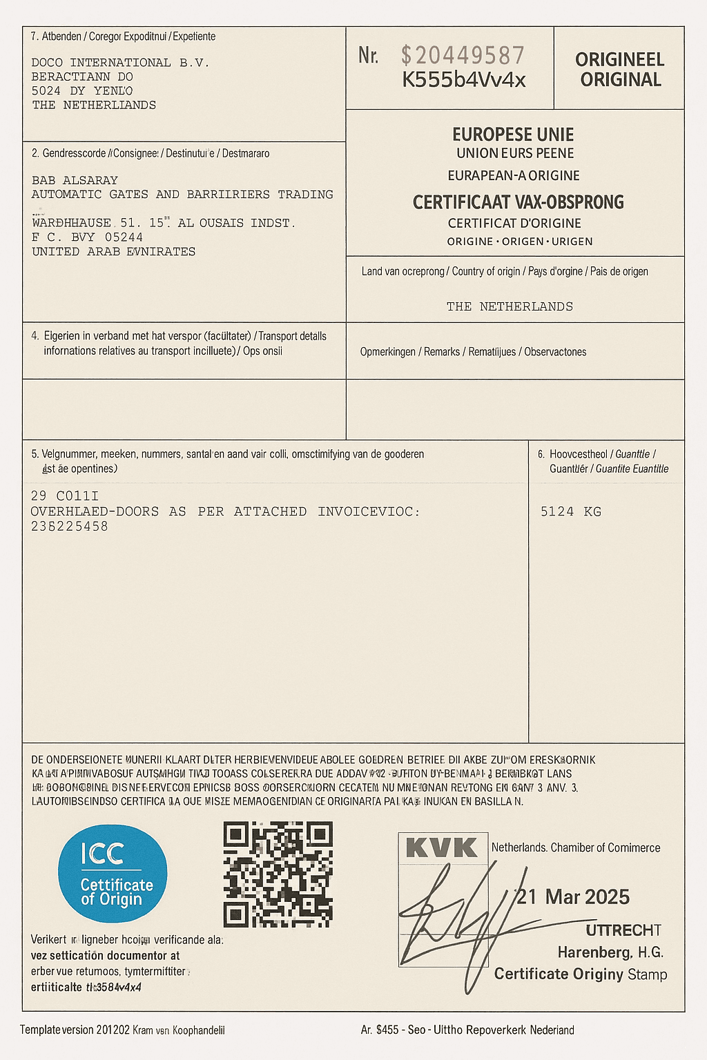 DOCO Germany - Track and hardware certification