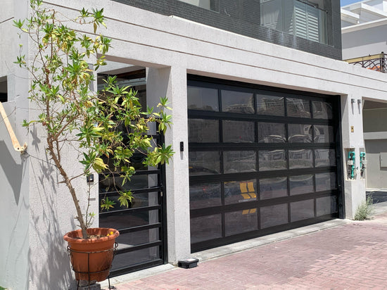 Glass Overhead Door - باب كراج شفاف