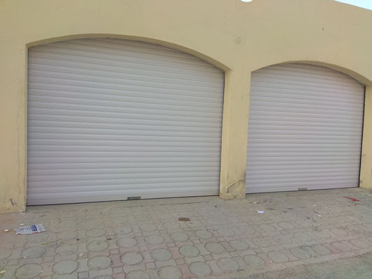 GI / Aluminum Double Shutter - باب شتر دبل المونيوم او حديد - BAB ALSARAY AUTOMATIC GATES & BARRIERS TRADING LLC