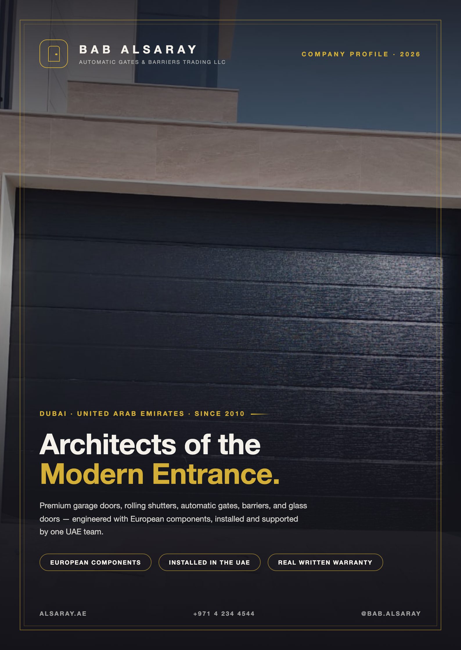 Company profile - Cover